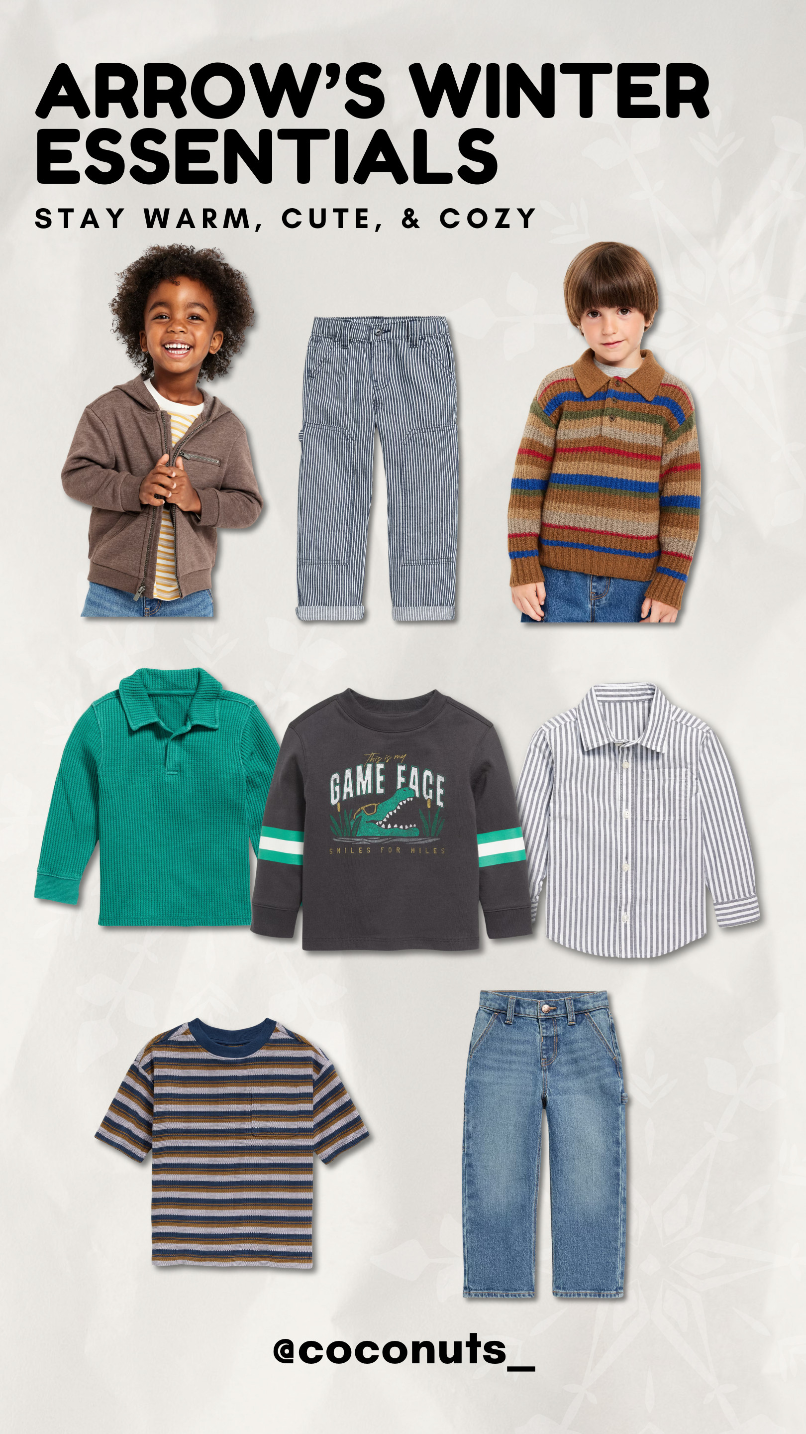 Shop Arrow's Winter Essentials!

40% off all of these online Old Navy finds - today only! 

 #LTKGiftGuide #LTKFindsUnder50 #LTKKids