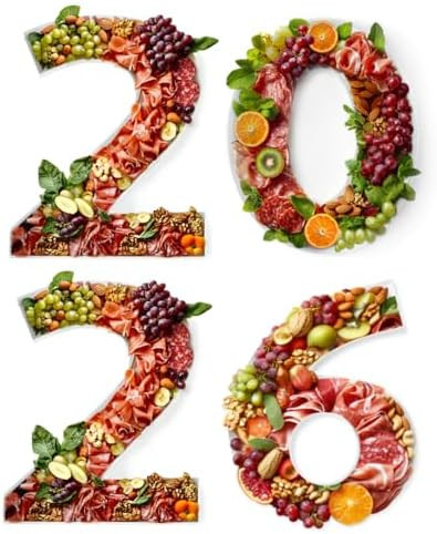Soul & Lane 2026 Charcuterie Board Numbers, White Fillable Number Boxes for Graduation and New Ye... | Amazon (US)