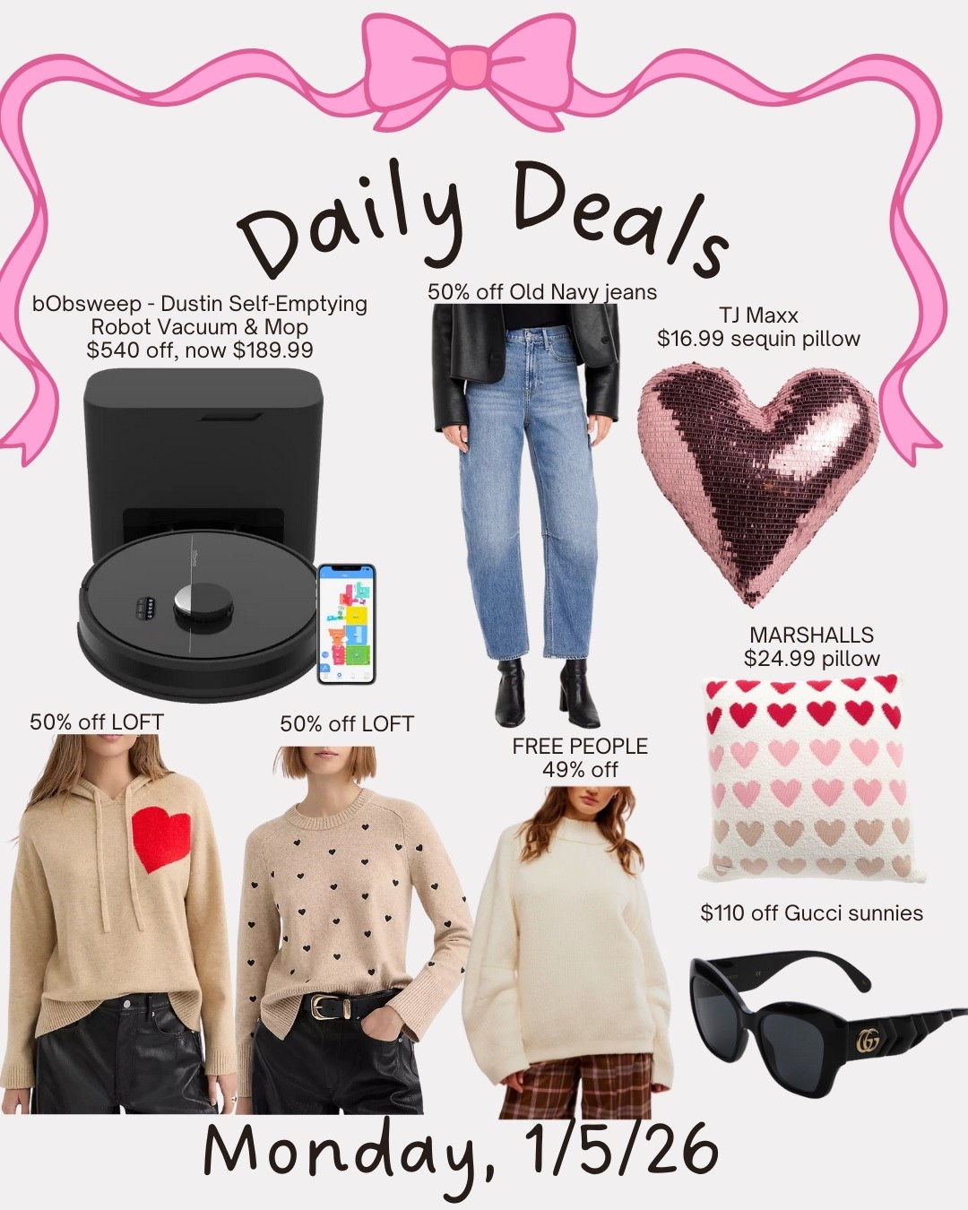 Daily deals 

#LTKFindsUnder100 #LTKFindsUnder50 #LTKSaleAlert
