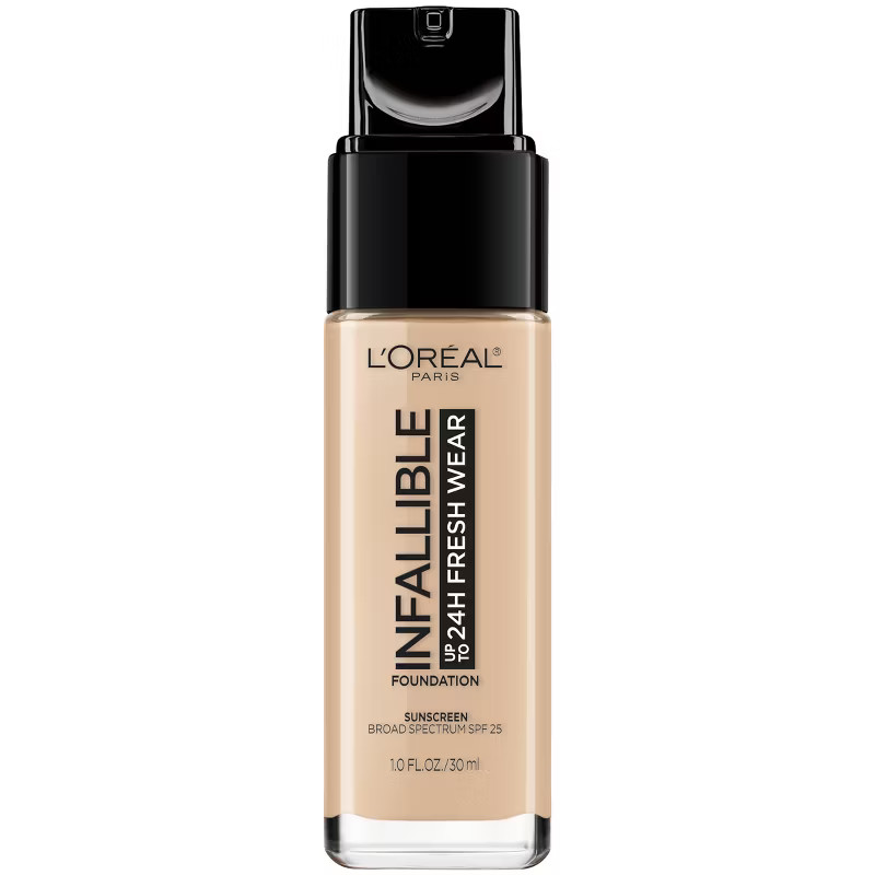 L'Oreal Paris Infallible 24HR Fresh Wear Foundation with SPF 25 - 1 fl oz | Target