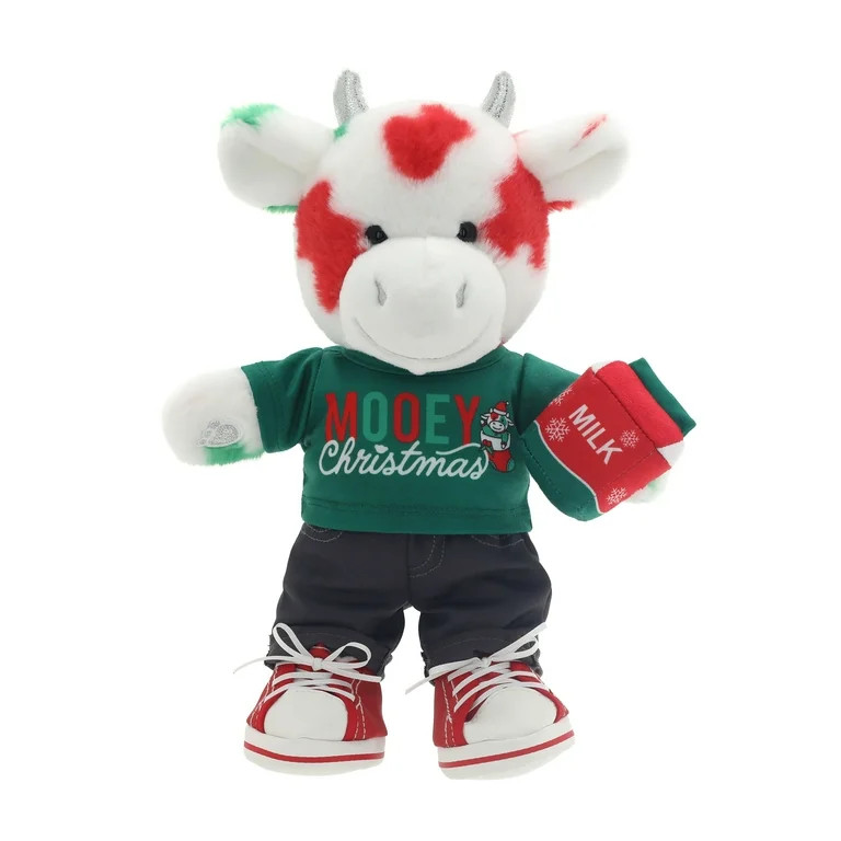 13.5IN Build-a-Bear Cow in Holiday Outfit | Walmart (US)