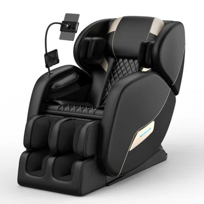 Zero Gravity Massage Chair Recliner with Full Body Air Pressure, Heated Foot & Leg Massager, Bluetooth Audio, Adjustable Intensity & Ambient Lighting | Wayfair North America