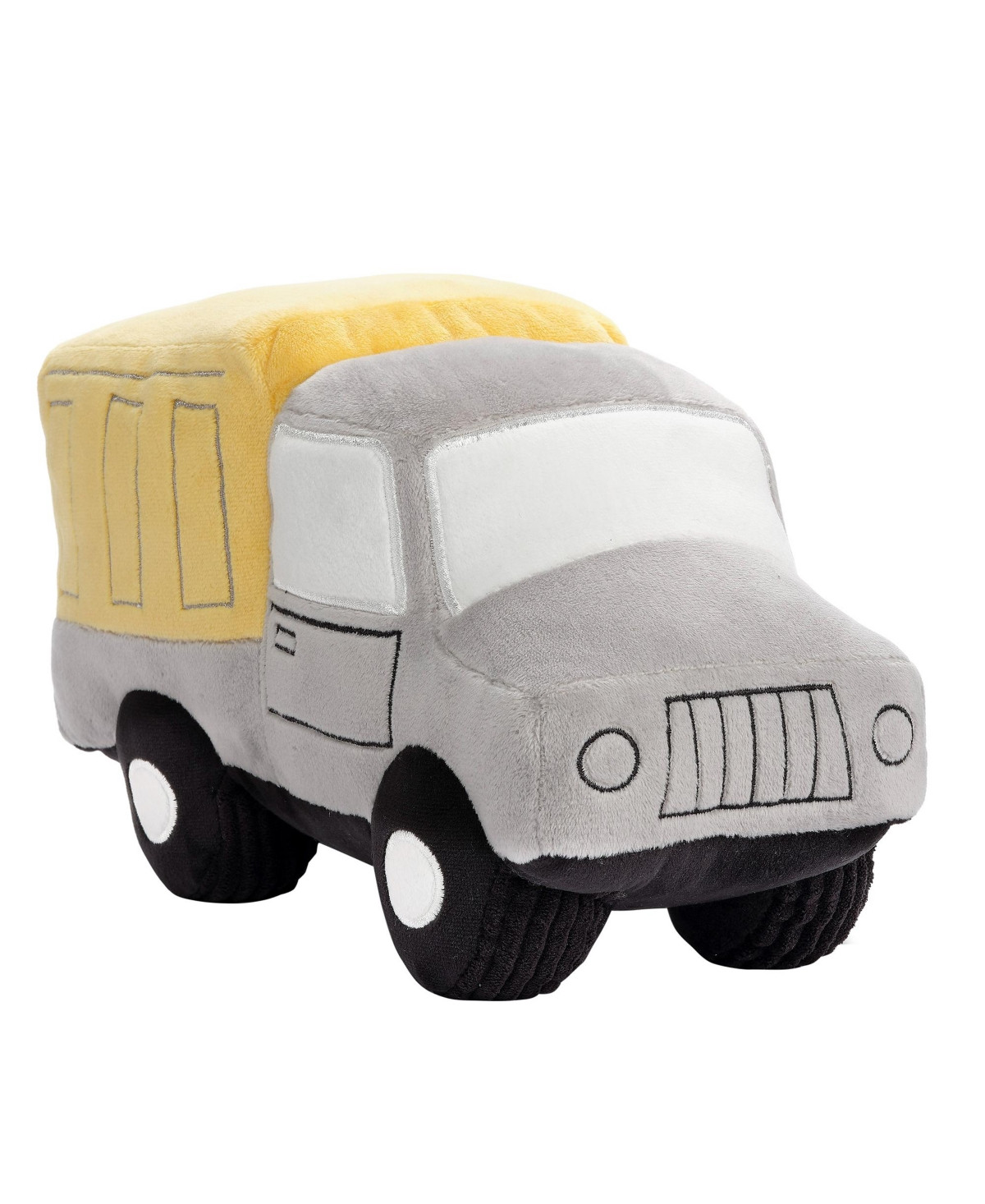 Bedtime Originals Construction Zone Plush Dump Truck Stuffed Toy - Gray/Yellow - Yellow | Macy's