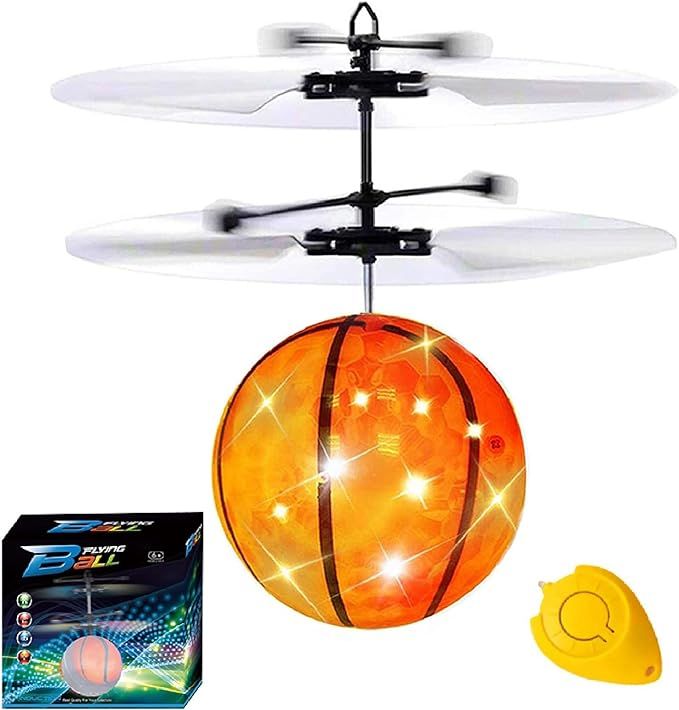 Flying Ball, Flying Toys for Boys Girls Age 6 7 8 9 10 11 Hand Control Helicopter Infrared Induct... | Amazon (US)