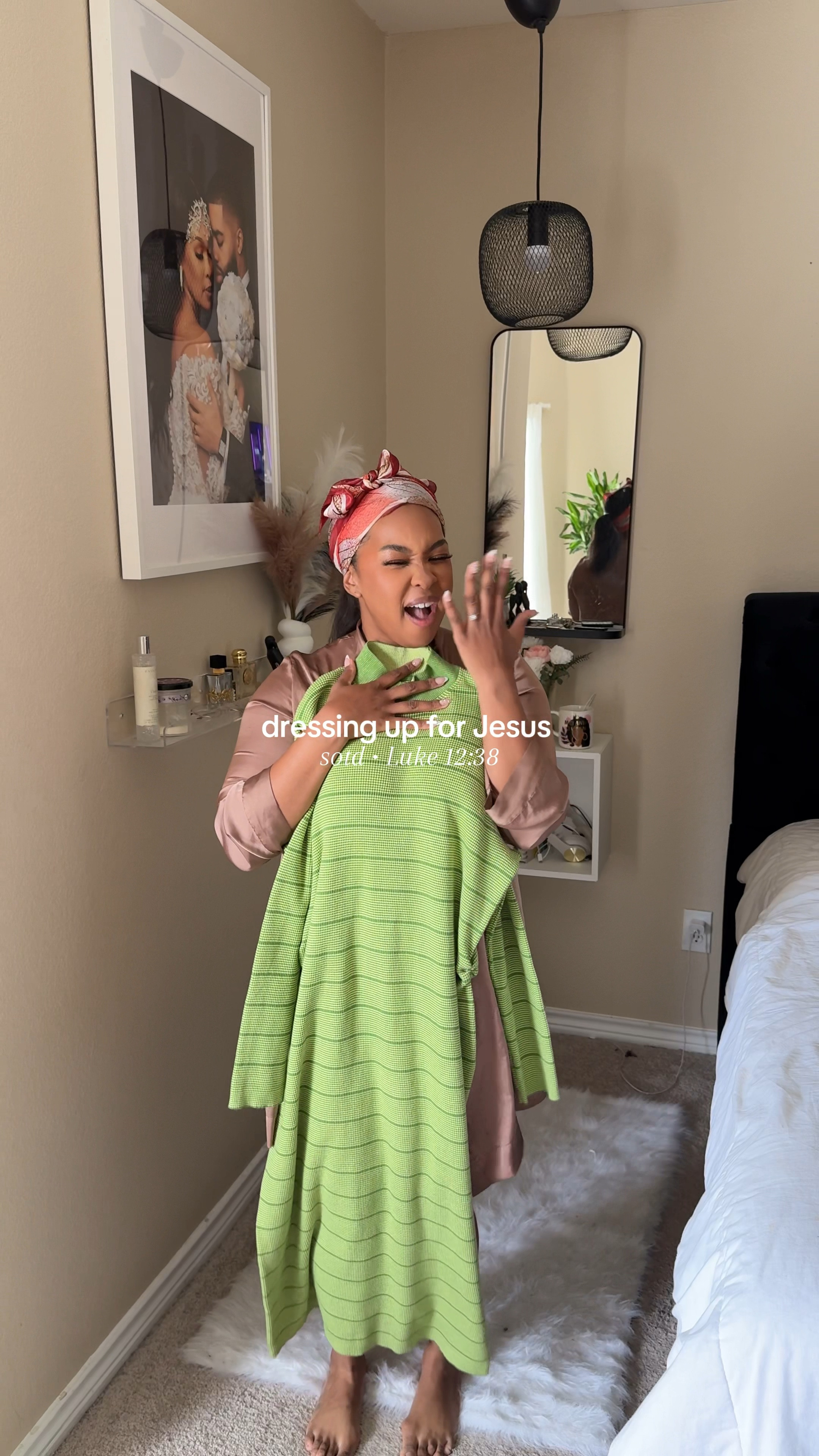 Long sleeve house of Aama High Neck Maxi Knit Dress -Green Striped

#LTKfindsunder50 #LTKmidsize #LTKSeasonal