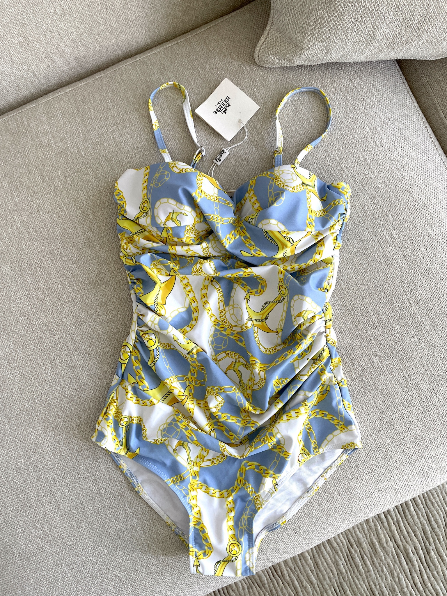 High quality Hermes swimsuit, size up 2 sizes 

#LTKfindsunder50 #LTKfindsunder100 #LTKsalealert