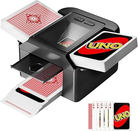 Automatic Card Shuffler for 1–2 Decks, Rechargeable Quiet Electric Card Shuffling Machine with ... | Amazon (US)