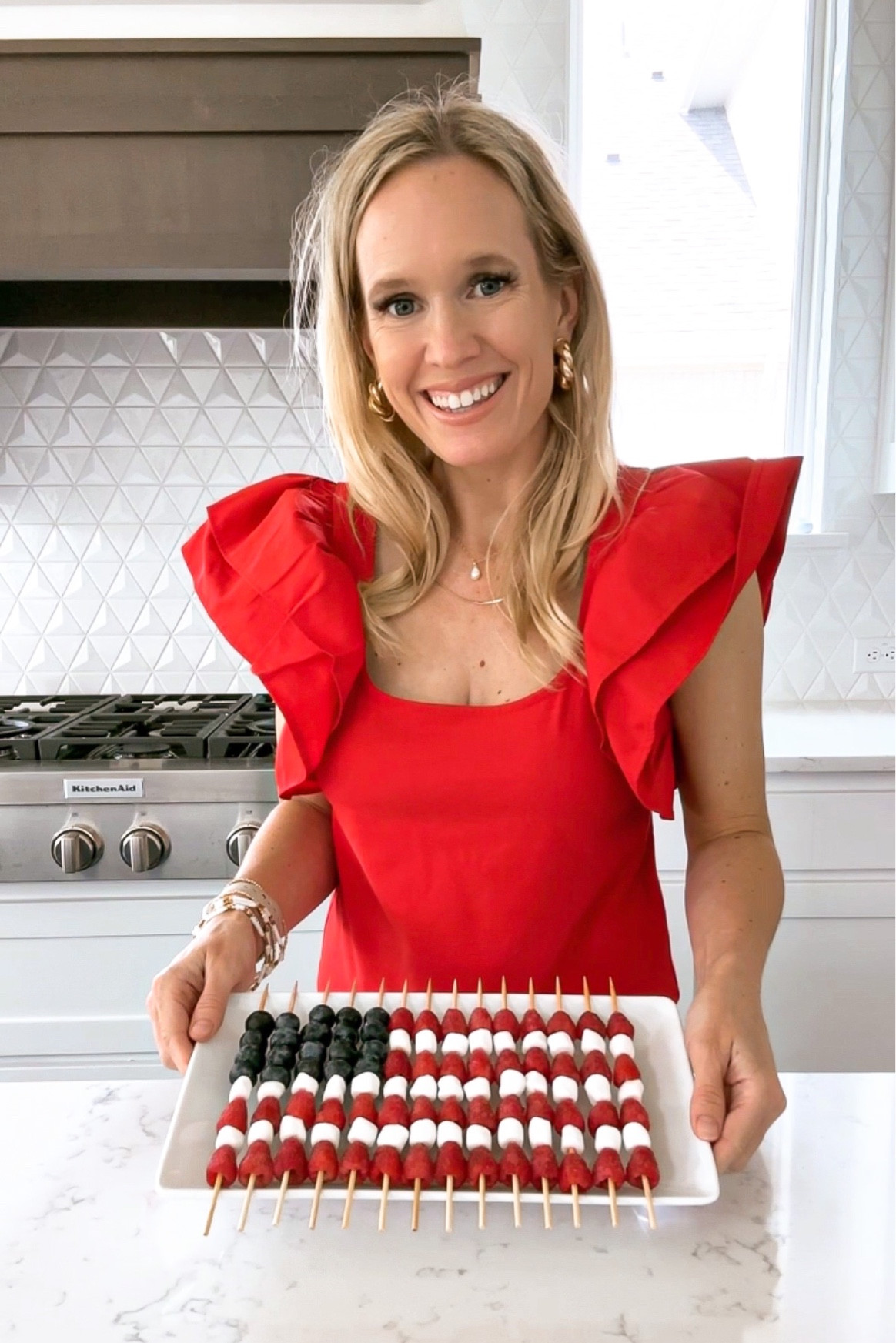 Patriotic Fourth of July and Memorial Day outfit 

#LTKstyletip #LTKSeasonal #LTKunder50