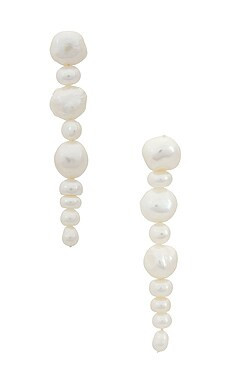 SHASHI Pema Pearl Earring in Pearl from Revolve.com | Revolve Clothing (Global)