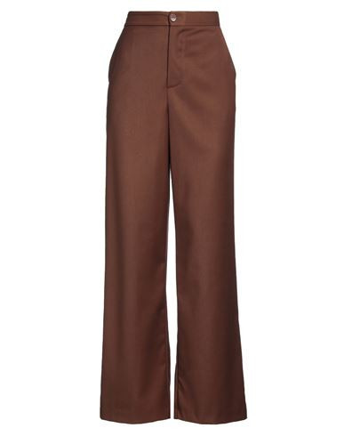 Please Woman Pants Brown Size XS Polyester, Viscose, Elastane | YOOX (US)