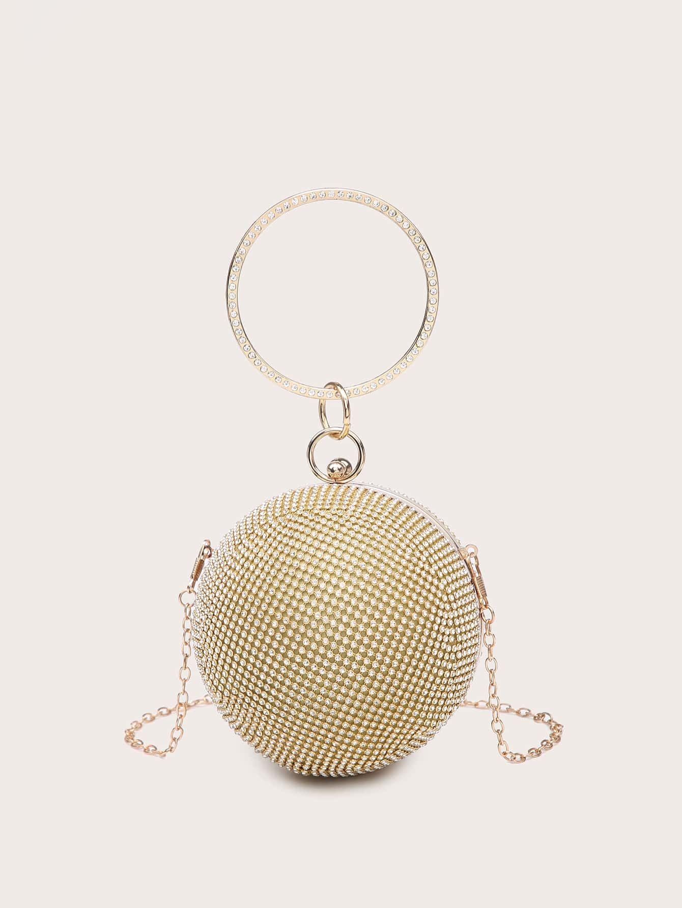 Mini Rhinestone Ball Shaped Clutch Bag | SHEIN