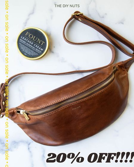 We love our Fount leather belt bag. Handmade fine leather goods on sale right now! Seriously my fav bag. Get a free AirPod case with purchases over $100. #leatherbeltbags #fineleather #leather #purses 

#LTKstyletip #LTKsalealert