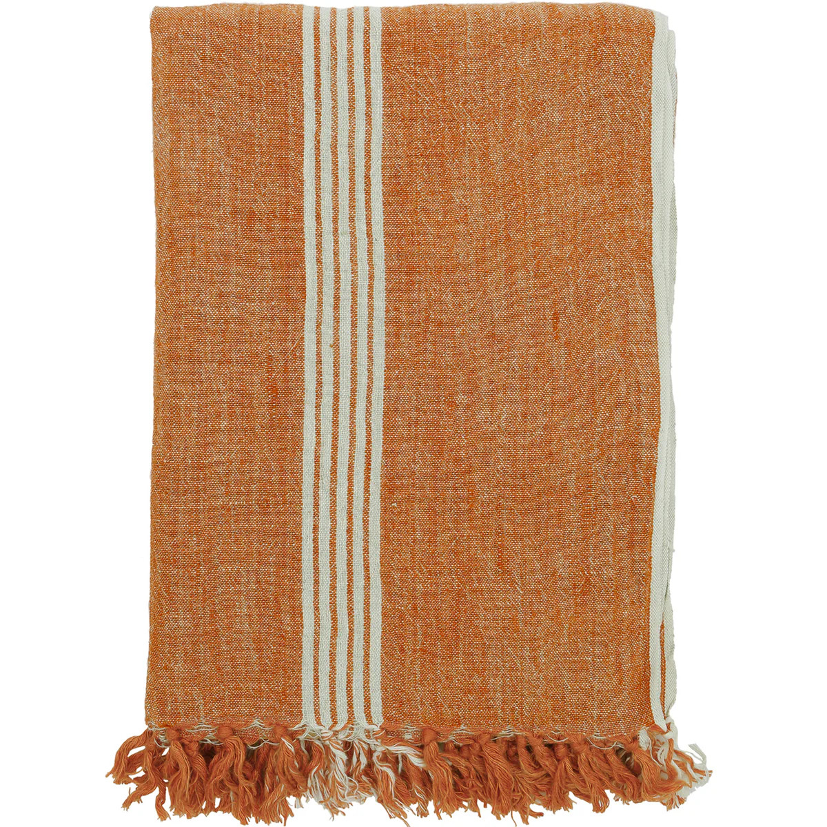 Marker Stripes Linen Throw | Darzzi