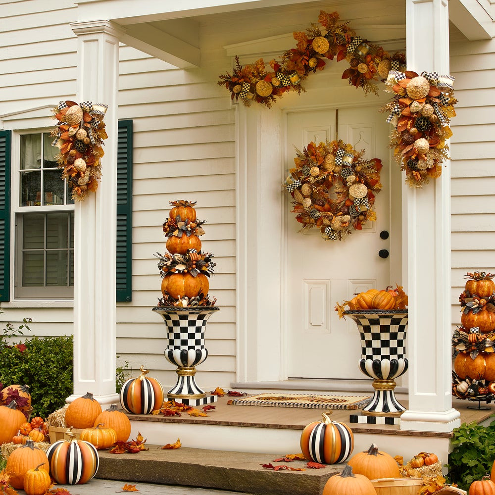Fairytale Stripe Pumpkin | MacKenzie-Childs