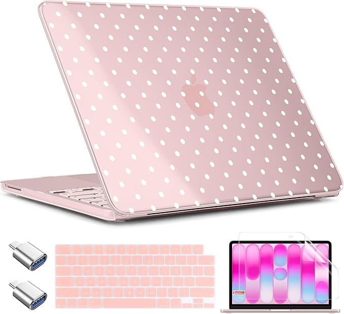 TWOLSKOO for MacBook Neo 13 inch Case 2026 A3404 A18 Pro Chip, Plastic Hard Shell Pattern Case wi... | Amazon (US)