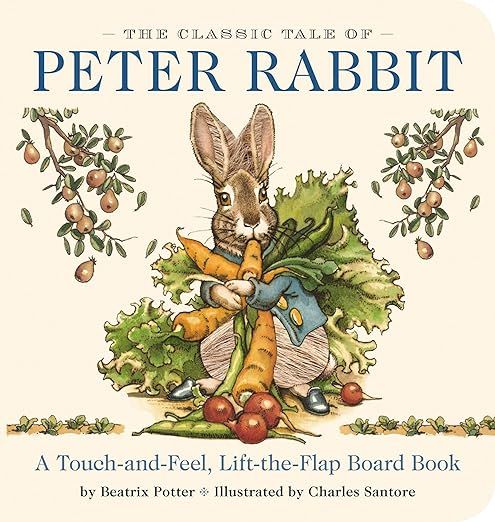 The Classic Tale of Peter Rabbit Touch and Feel Board Book: A Touch and Feel Lift the Flap Board ... | Amazon (US)