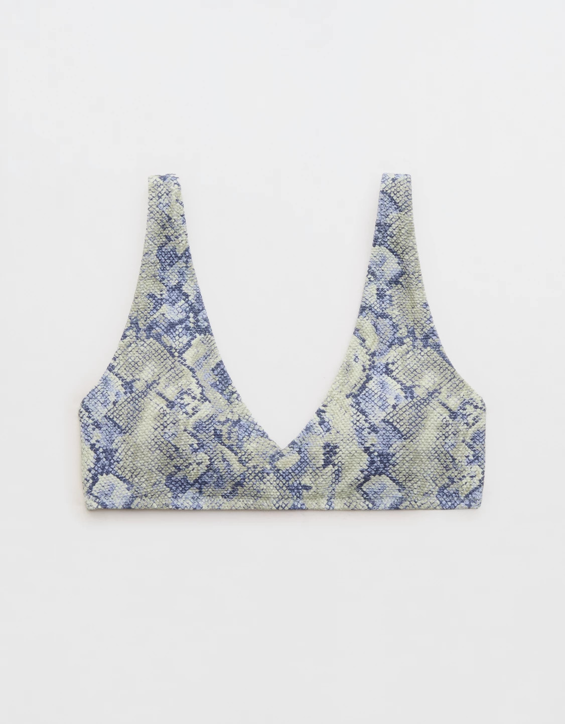 Aerie Pique Wide Strap Voop Bikini Top | Aerie