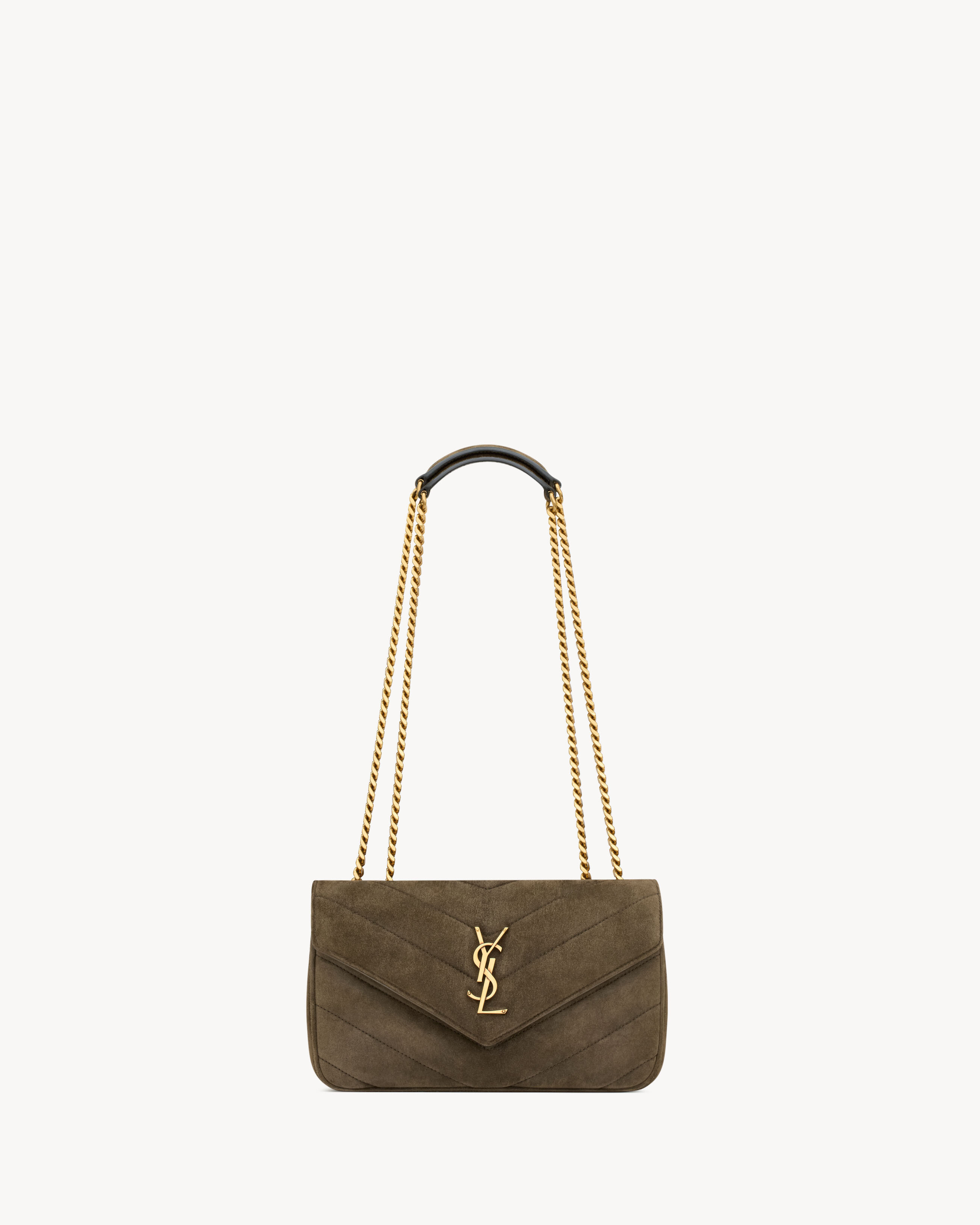 LOULOU small in MATELASSÉ suede | Saint Laurent Inc. (Global)