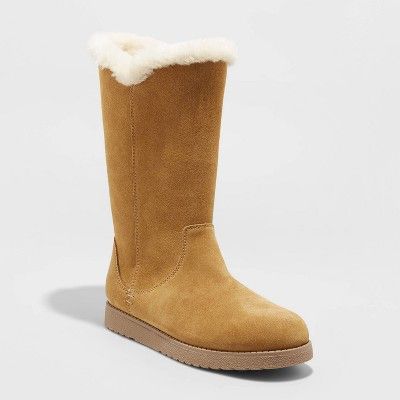 Women's Charleigh Tall Shearling Style Boots - Universal Thread™ | Target