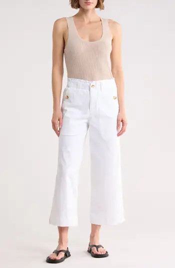 Wide Leg Ankle Crop Pants | Nordstrom Rack