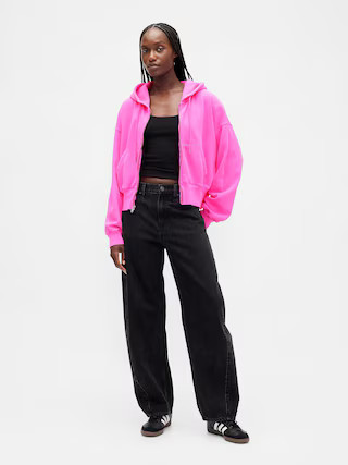 VintageSoft Full-Zip Wedge Hoodie | Gap (US)