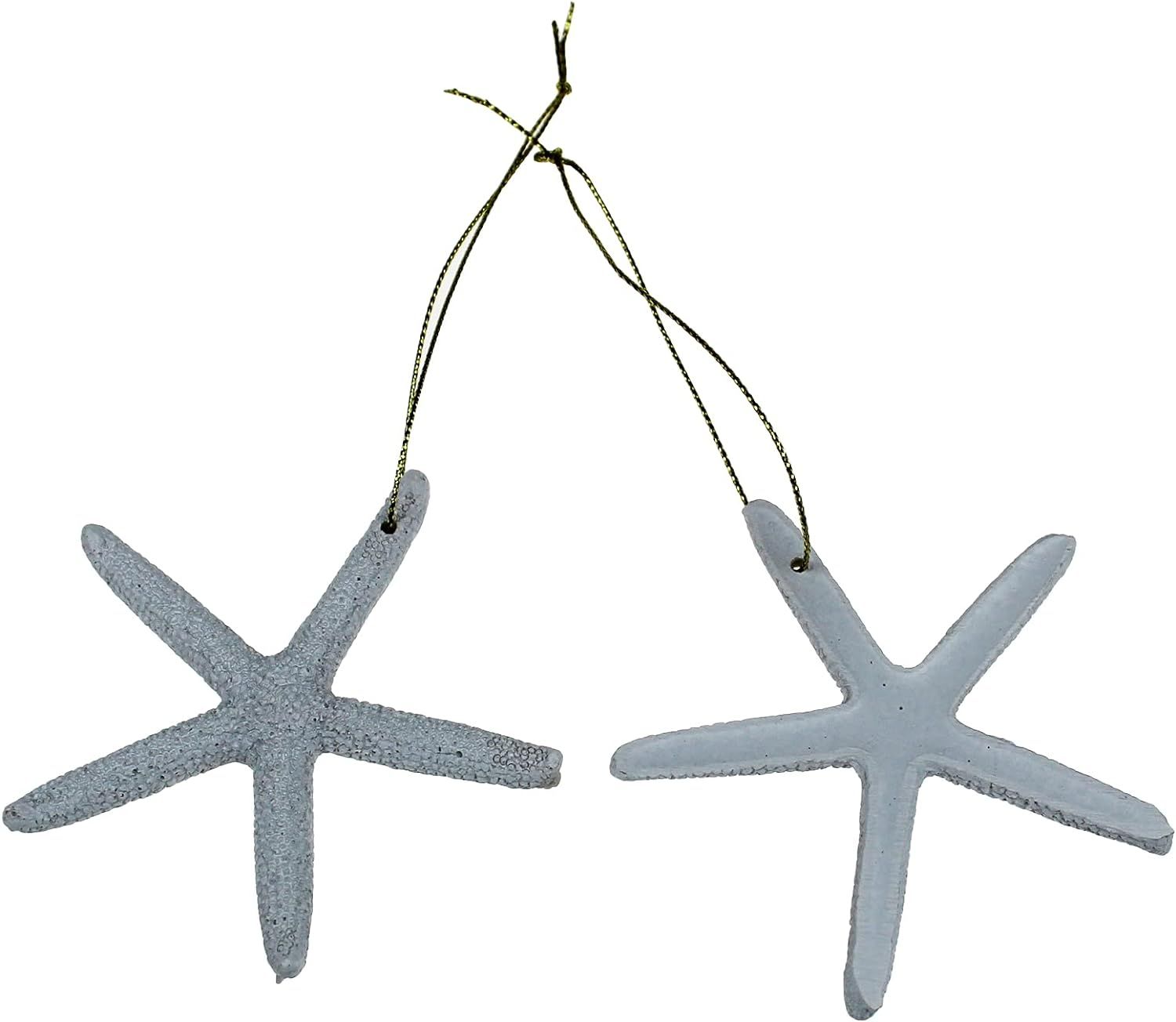 25 Pieces 3.15 Inches Resin Starfish with Rope for Christmas Tree Hanging Ornaments Beach Theme W... | Amazon (US)