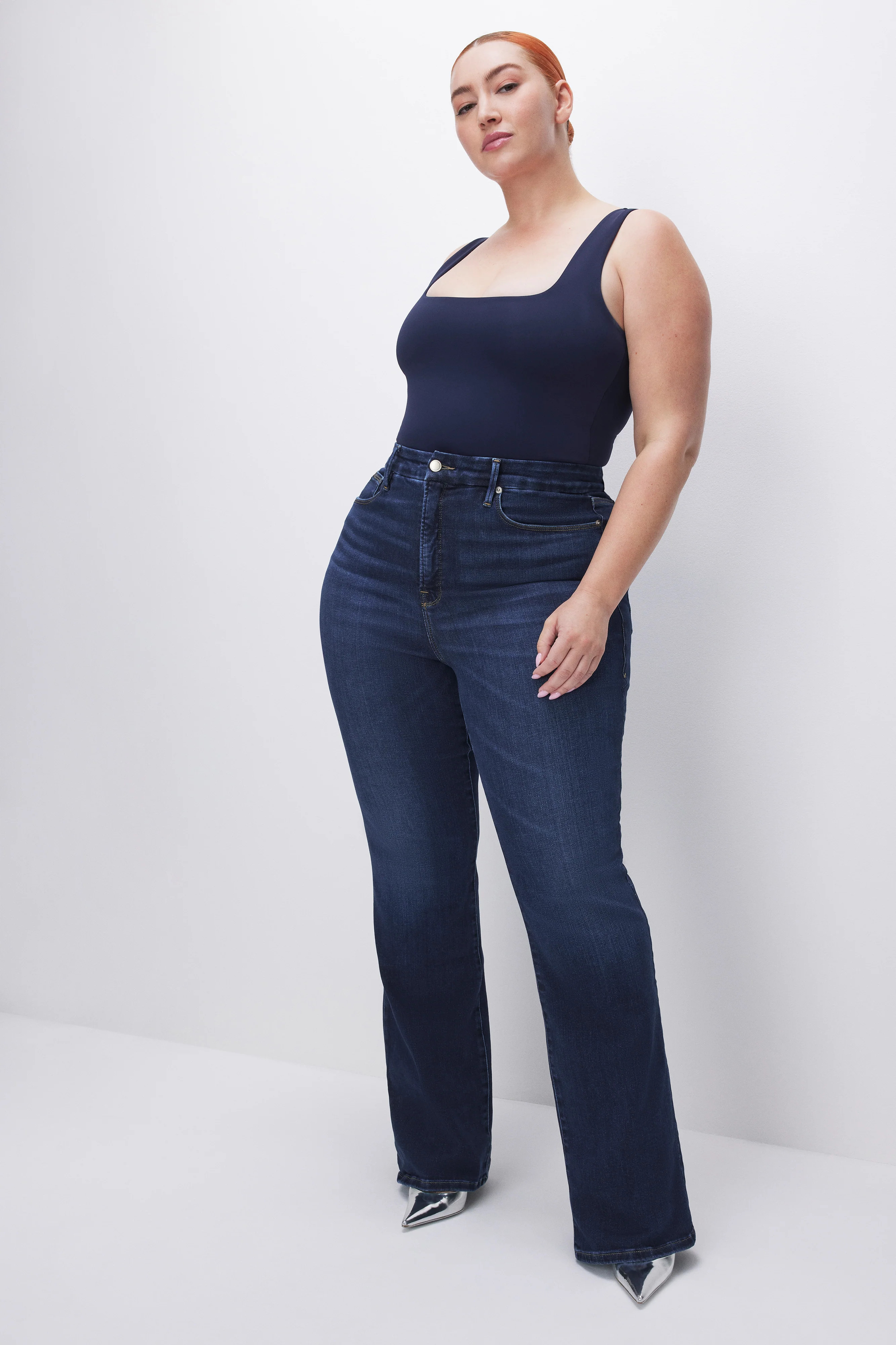 SOFT-TECH GOOD CLASSIC SLIM BOOTCUT JEANS | Good American