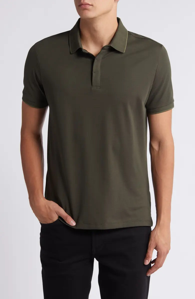 Robert Barakett Hunter Tipped Solid Polo | Nordstrom | Nordstrom