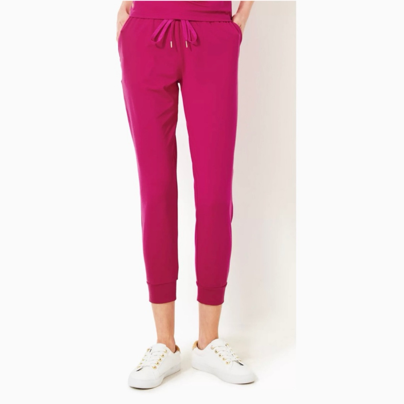 I cannot say enough awesome things about these pants. I originally purchased a few pairs back in the spring thinking that they would be the perfect pants post surgery. I did not realize they would become my absolute favorite comfy pants. I wear them when I work from home, I wear them when I run errands, I dress them up with a denim jacket to go out to eat. They are beyond comfortable, so cute, and extremely versatile. There are two colors on the site right now, and one is already sold out. I just don’t think they’re going to make it to the next sunshine sale. They are a splurge, but if you’ve never purchased Lilly Pulitzer, you can get 20% by signing up for their email list. And if you do purchase regularly, this is your friendly reminder that you get double points today!

#LTKStyleTip