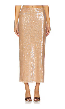 Camila Coelho Noella Skirt in Neutral from Revolve.com | Revolve Clothing (Global)