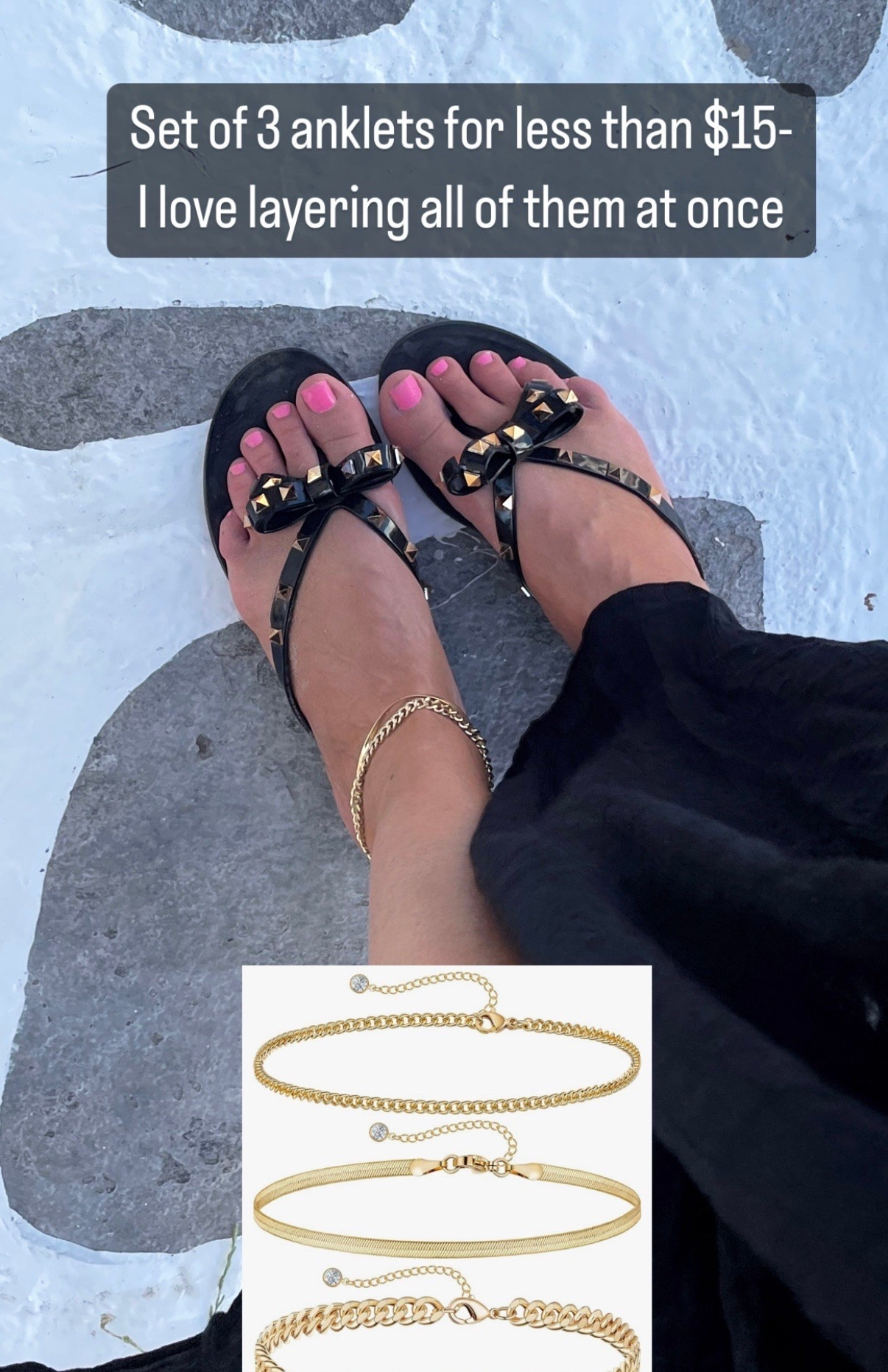 I love a pop of sparkle on my ankles in the summer time! These are so cute!

#LTKootd #LTKBeauty