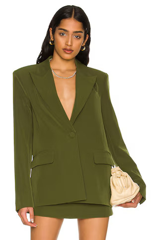 Camila Coelho Morena Blazer in Green from Revolve.com | Revolve Clothing (Global)