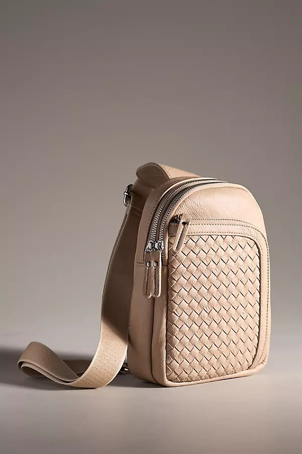 x Anthropologie Woven Sling Bag | Anthropologie (US)