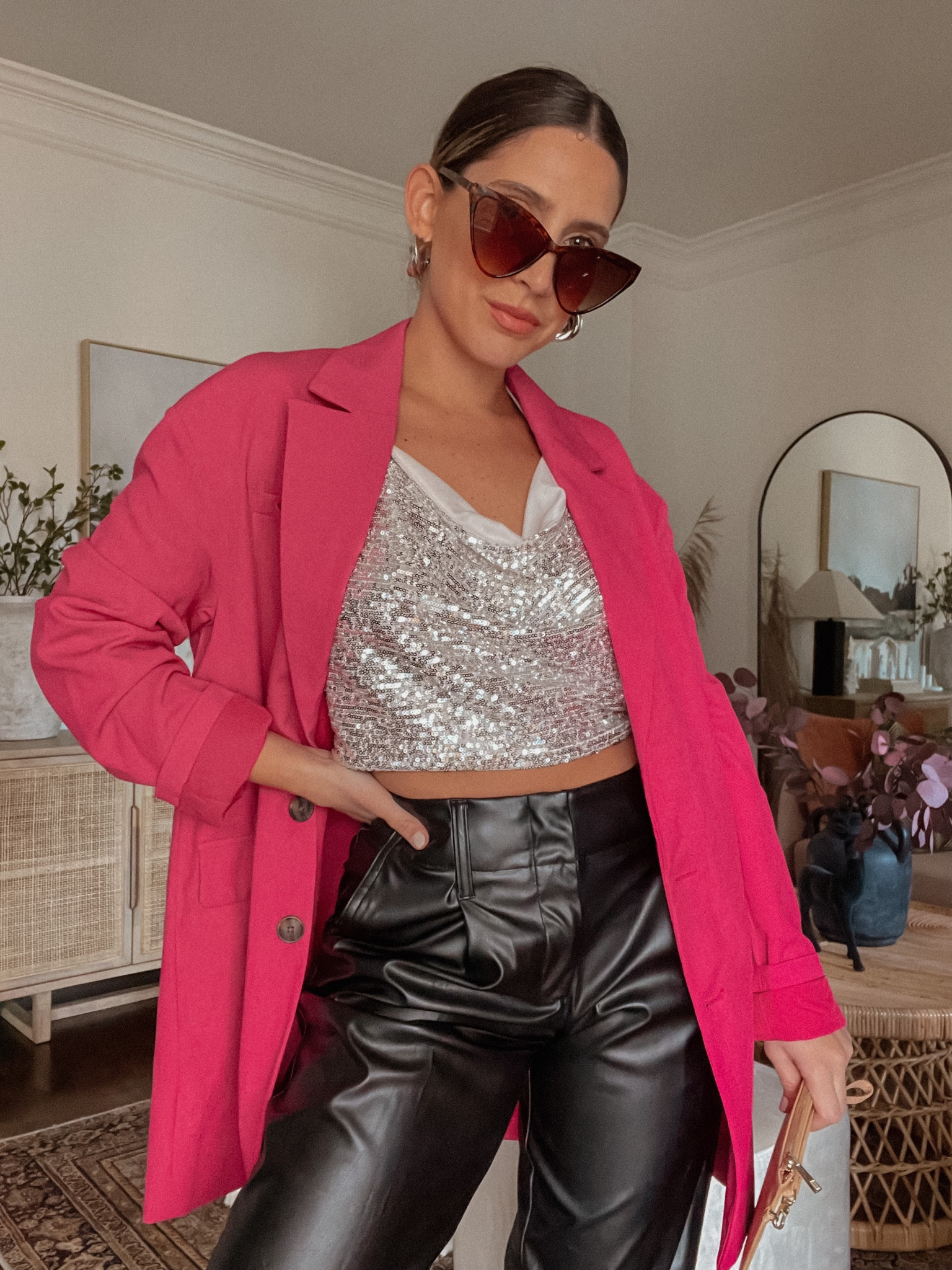 A pop of color is never a bad idea! Blazer from @target. It’s slightly oversized so I would definitely go down a size.  

#LTKHoliday #LTKSeasonal #LTKGiftGuide