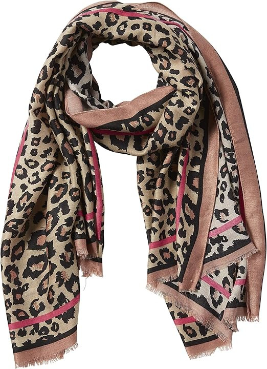 Tickled Pink womens Leopard Scarf | Amazon (US)