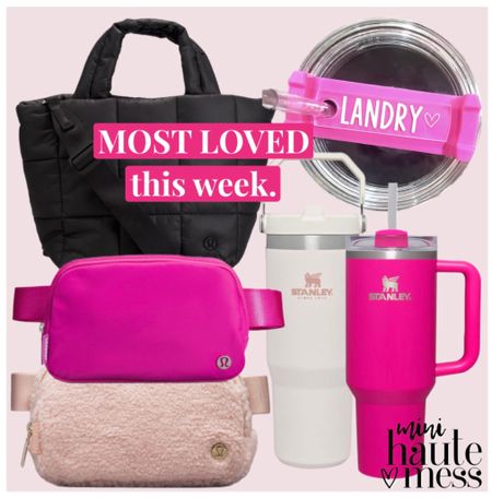 Lululemon belt bags, lululemon crossbody bags, new hot pink Stanley tumblers & Stanley name plates. 🩷

#LTKfindsunder50 #LTKSeasonal #LTKHolidaySale