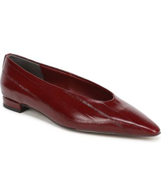 Sam Edelman Women's Emory Ballerina Slip-On Flats - French Cognac Leather | Macy's