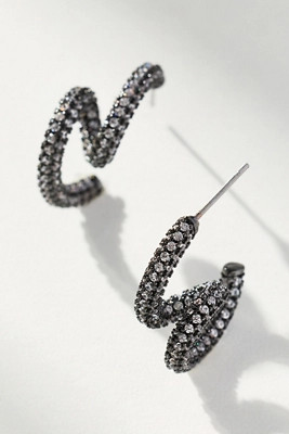 Swirled Crystal Earrings | Anthropologie (US)