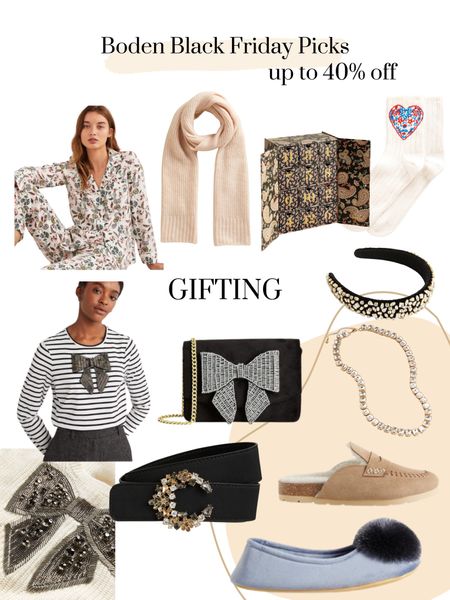 Boden Black Friday sale - up to 40% off gifting 