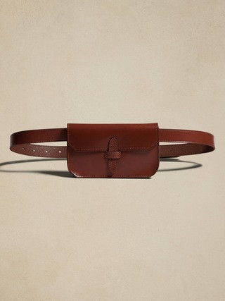 Heritage Leather Belt Bag | Banana Republic (US)