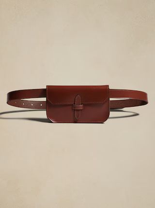 Heritage Leather Belt Bag | Banana Republic (US)
