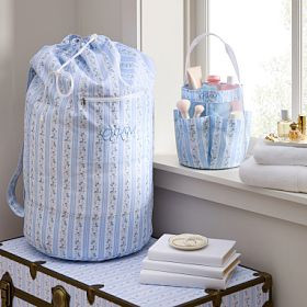 LoveShackFancy Palace Walls Shower Caddy & Laundry Bag Set | Pottery Barn Teen