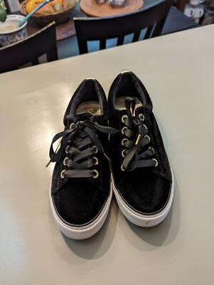 Lilly Pulitzer Black Tennis Shoes - Size 8m With Laces | eBay US