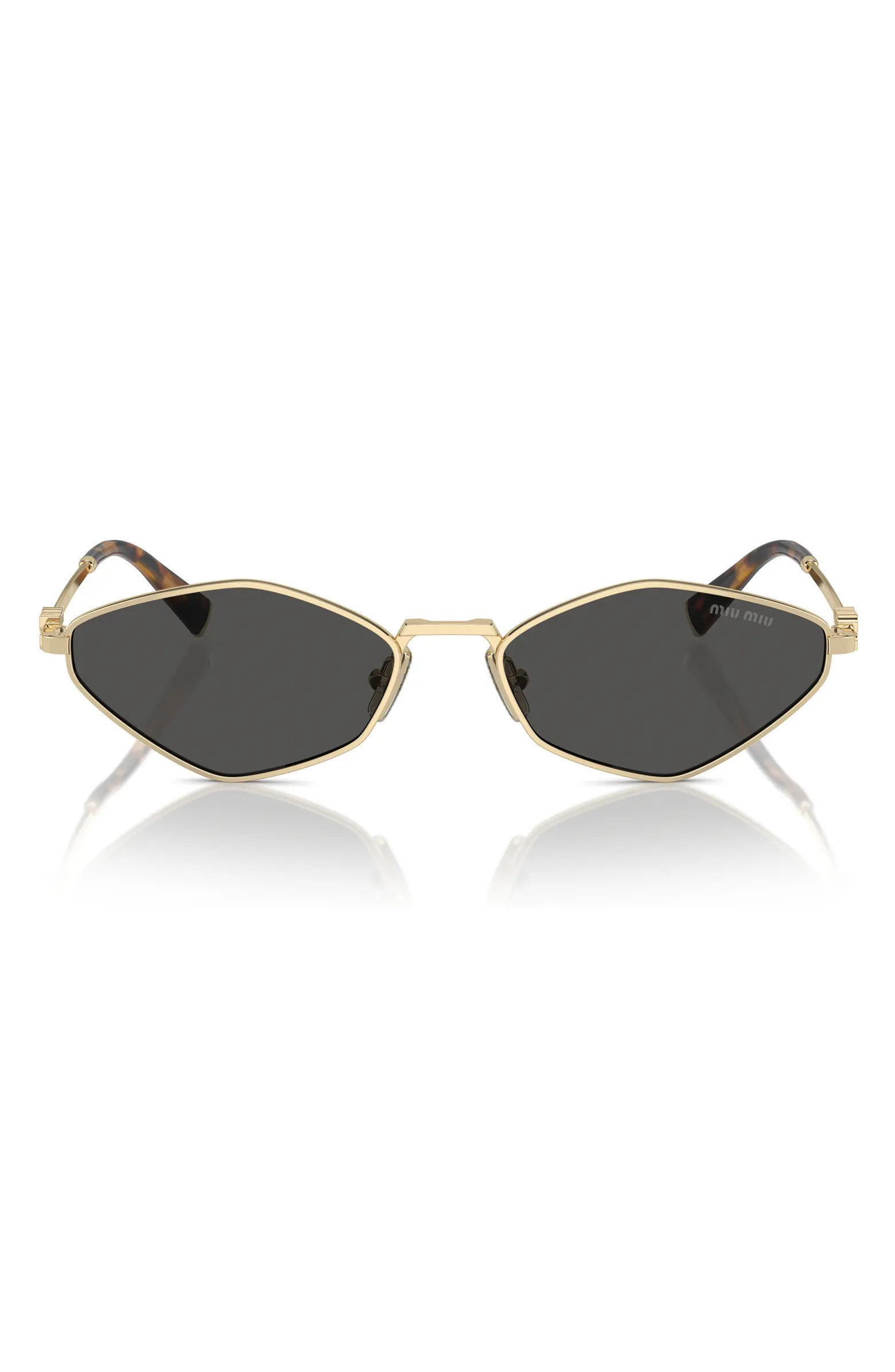 Miu Miu 56mm Irregular Sunglasses | Nordstrom | Nordstrom