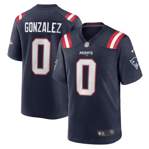 Men's Nike Christian Gonzalez Navy New England Patriots Team Game Jersey at Nordstrom, Size Xxx-Large | Nordstrom