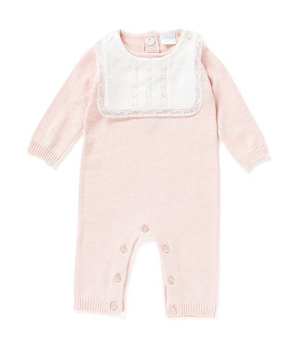 Edgehill Collection Baby Girls Newborn - 6 Months Long Sleeve Sweater Knit Coverall & Removable L... | Dillard's