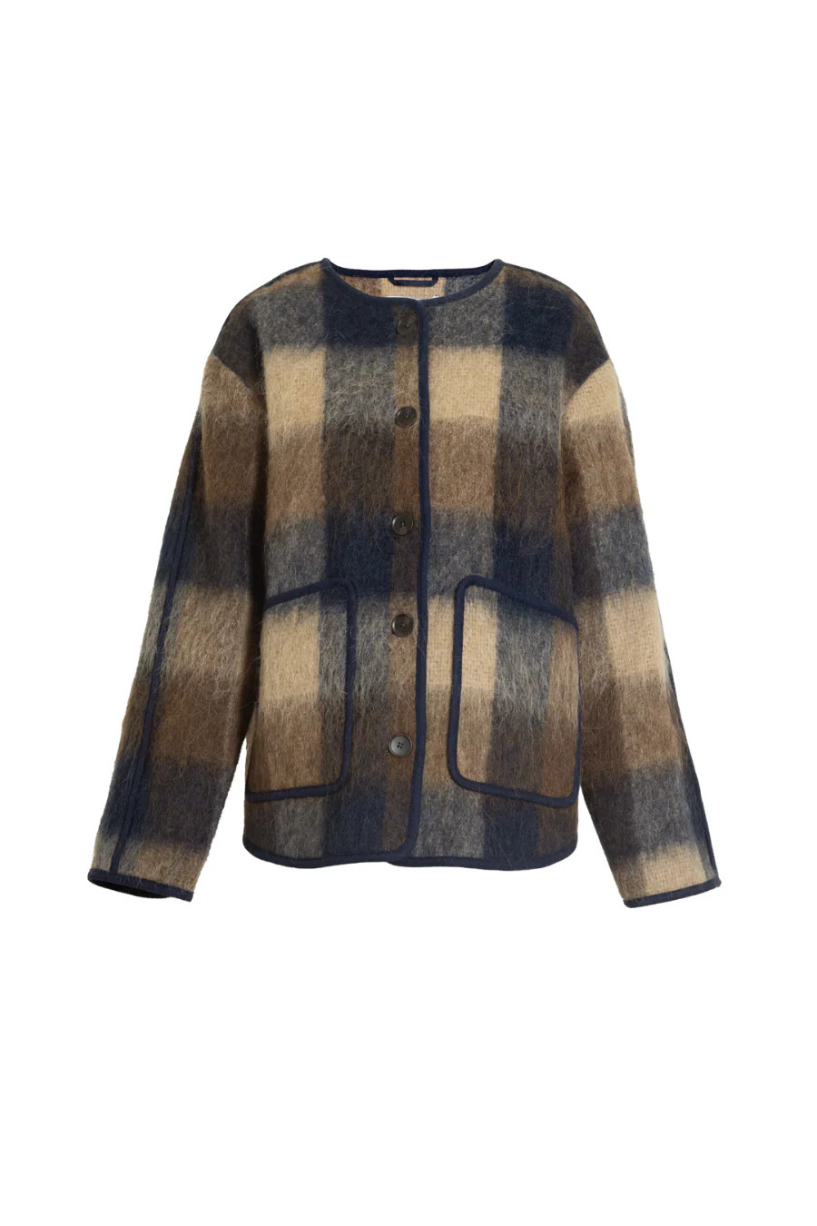 Janet Jacket in Toffee Multi | Bunny & Babe