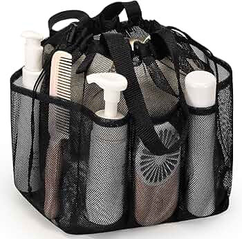 Mesh Shower Caddy Portable with Drawstring, Dorm Room Essentials for College Students boy & girl,... | Amazon (US)
