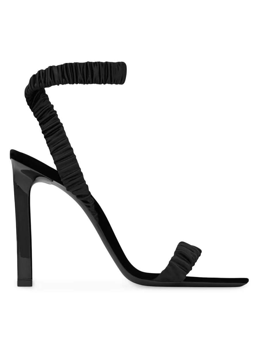 Pam Sandals In Satin Crepe | Saks Fifth Avenue