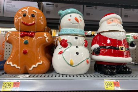 Holiday Christmas cookie jars  to spruce up your kitchen for the holidays. #christmasdecor #christmaskitchen #gingerbread

#LTKSeasonal #LTKHoliday #LTKhome